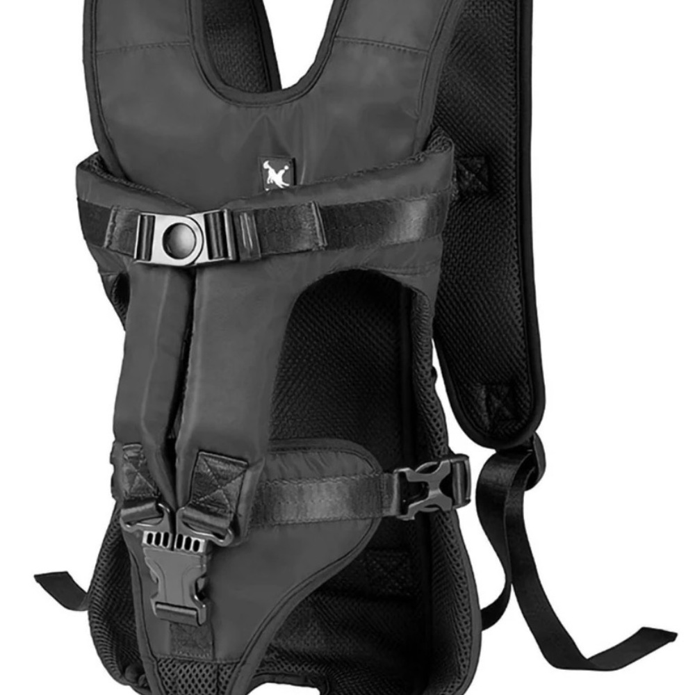 TAILUP Medium Dog Carrier Backpack Black Hands Free Pet Carrier Small Dog Cat